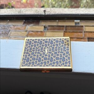 Yves Saint Laurent Black and Gold Leopard Compact